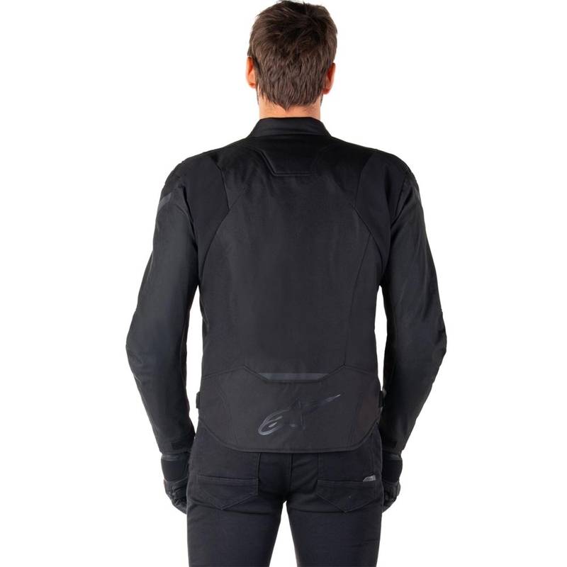 Bunda na motorku Alpinestars T-JAWS V4 Waterproof čierno-čierna