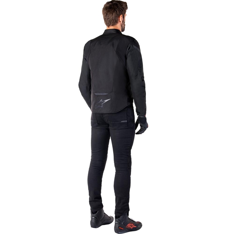 Bunda na motorku Alpinestars T-JAWS V4 Waterproof čierno-čierna