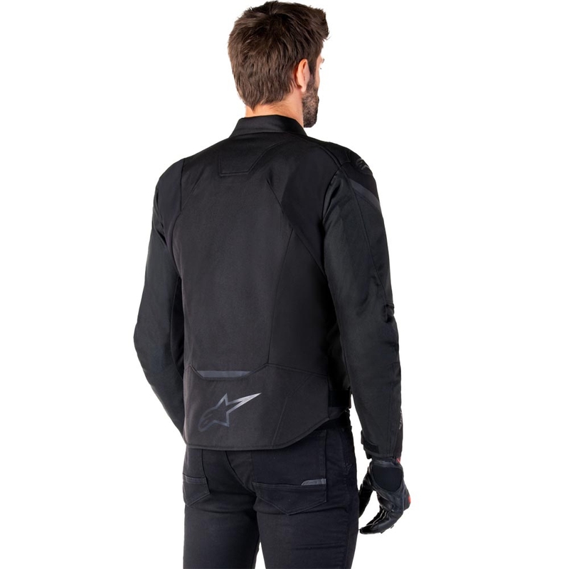 Bunda na motorku Alpinestars T-JAWS V4 Waterproof čierno-čierna