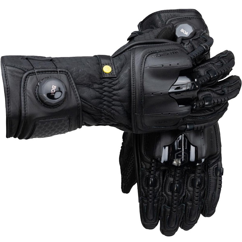 Rukavice na motorku Knox Handroid All Black Mk5 čierne