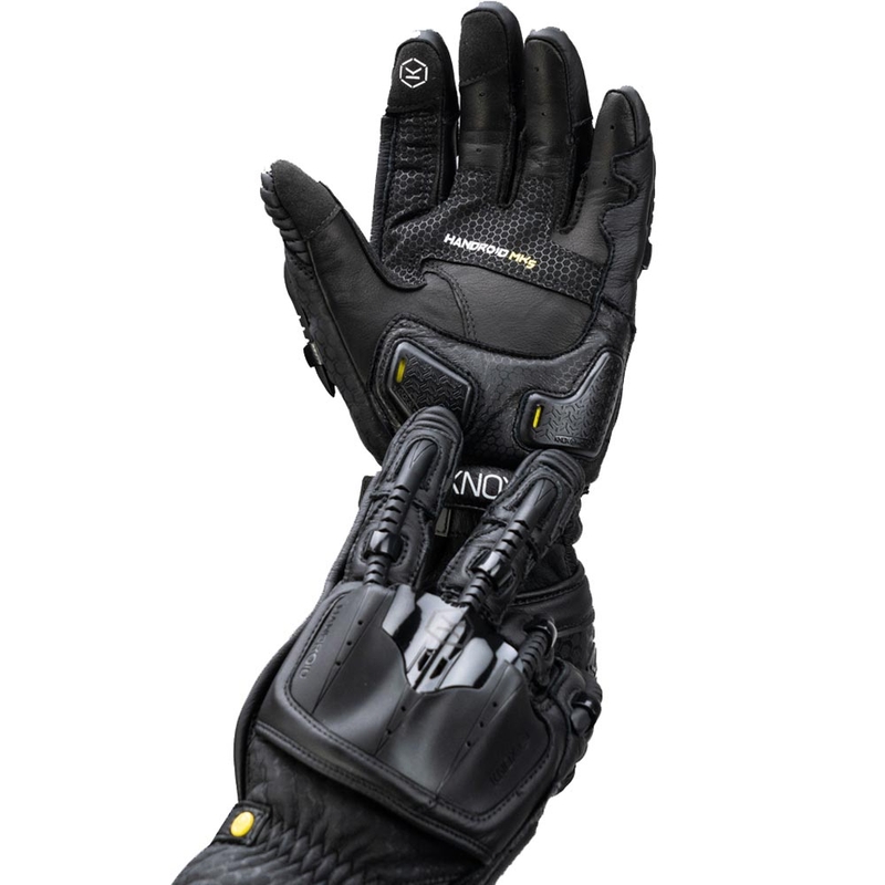 Rukavice na motorku Knox Handroid All Black Mk5 čierne