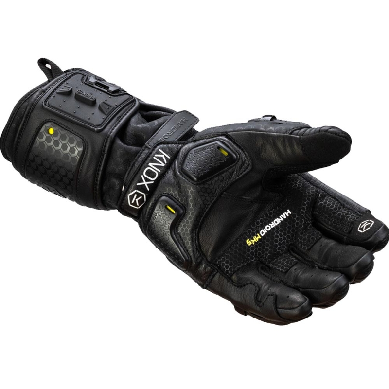 Rukavice na motorku Knox Handroid All Black Mk5 čierne
