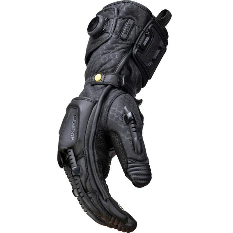 Rukavice na motorku Knox Handroid All Black Mk5 čierne