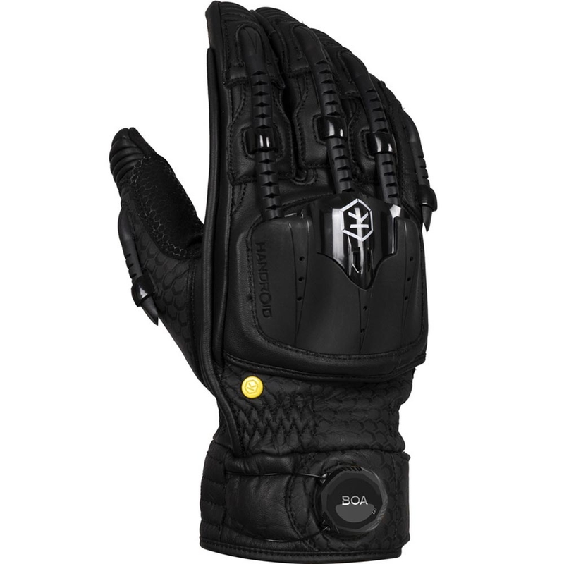 Rukavice na motorku Knox Hand Armour Handroid POD All Black Mk5 čierne