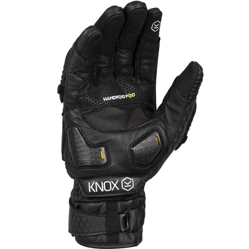 Rukavice na motorku Knox Hand Armour Handroid POD All Black Mk5 čierne