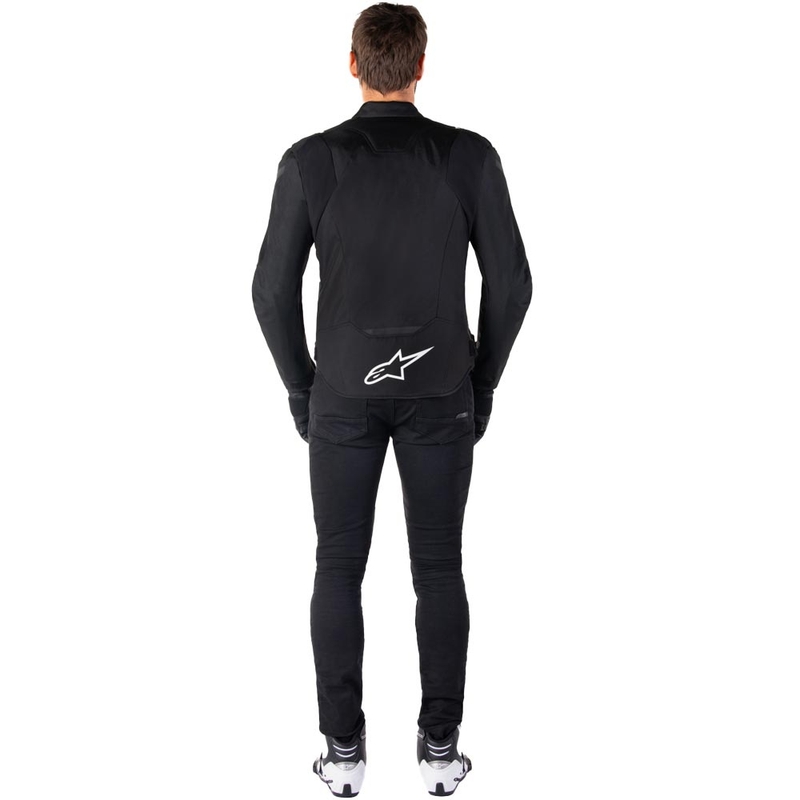 Bunda na motorku Alpinestars T-JAWS V4 Waterproof čierno-biela