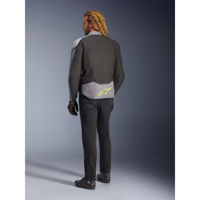 Bunda na motorku Alpinestars T-JAWS V4 Waterproof čierno-svetlo šedo-šedá
