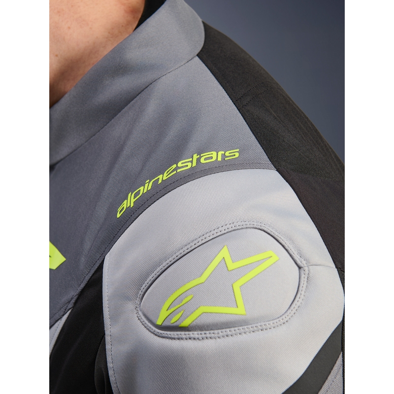 Bunda na motorku Alpinestars T-JAWS V4 Waterproof čierno-svetlo šedo-šedá