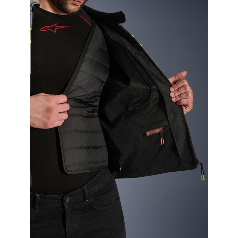 Bunda na motorku Alpinestars T-JAWS V4 Waterproof čierno-svetlo šedo-šedá