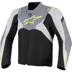 Bunda na motorku Alpinestars T-JAWS V4 Waterproof čierno-svetlo šedo-šedá