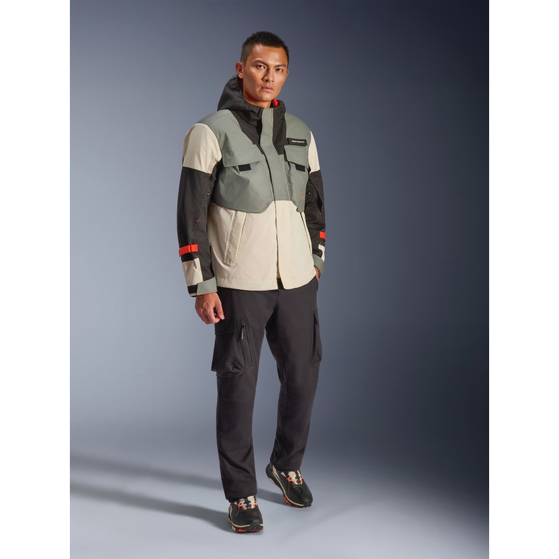 Bunda na motorku Alpinestars Mospher Waterproof šedo-čierna