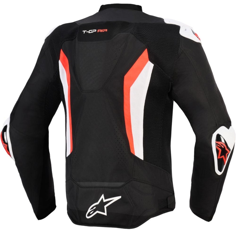 Bunda na motorku Alpinestars T-GP AIR čierno-fluo červená