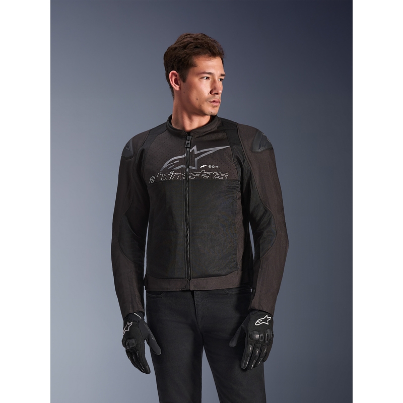 Bunda na motorku Alpinestars SMX Air čierno-antracitová
