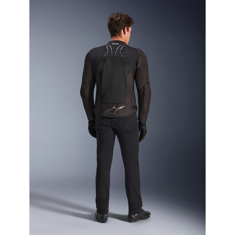 Bunda na motorku Alpinestars SMX Air čierno-antracitová