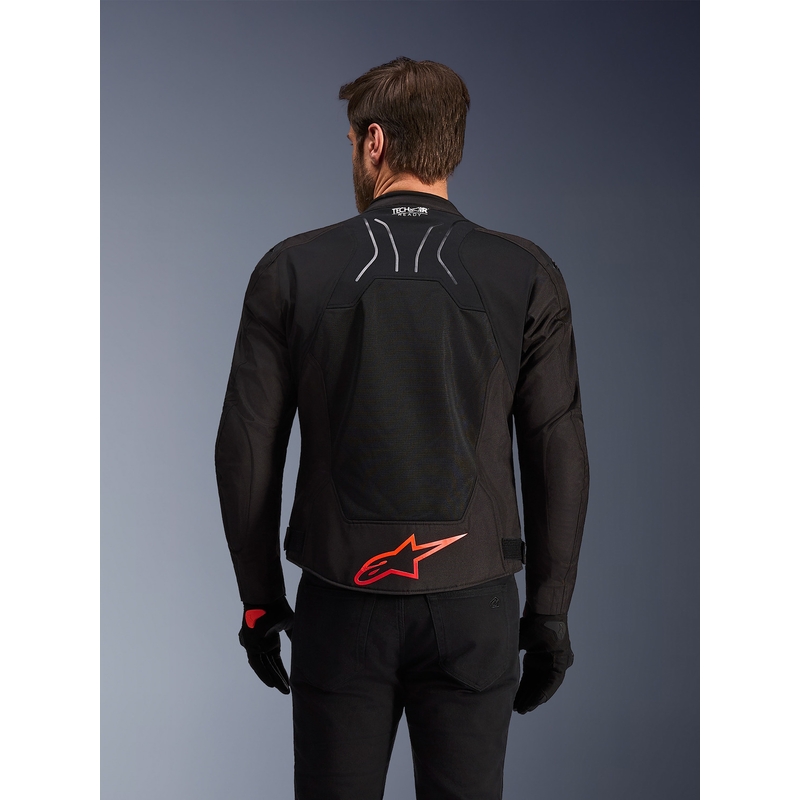 Bunda na motorku Alpinestars SMX Air čierno-červeno-biela