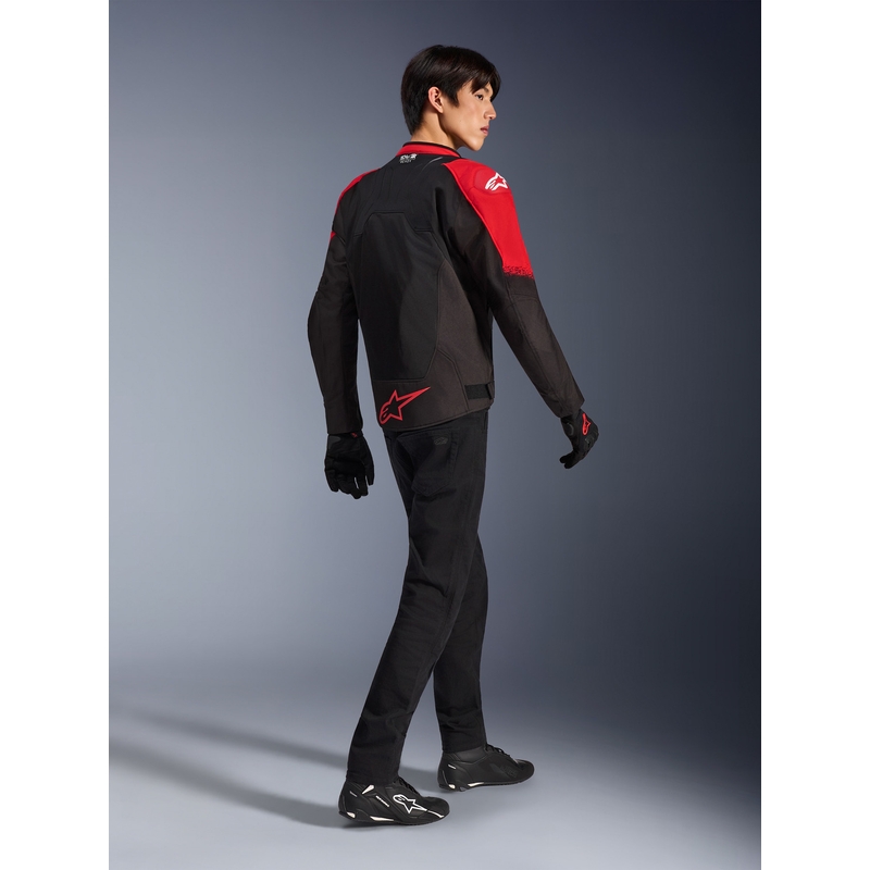 Bunda na motorku Alpinestars SMX Air červeno-čierna