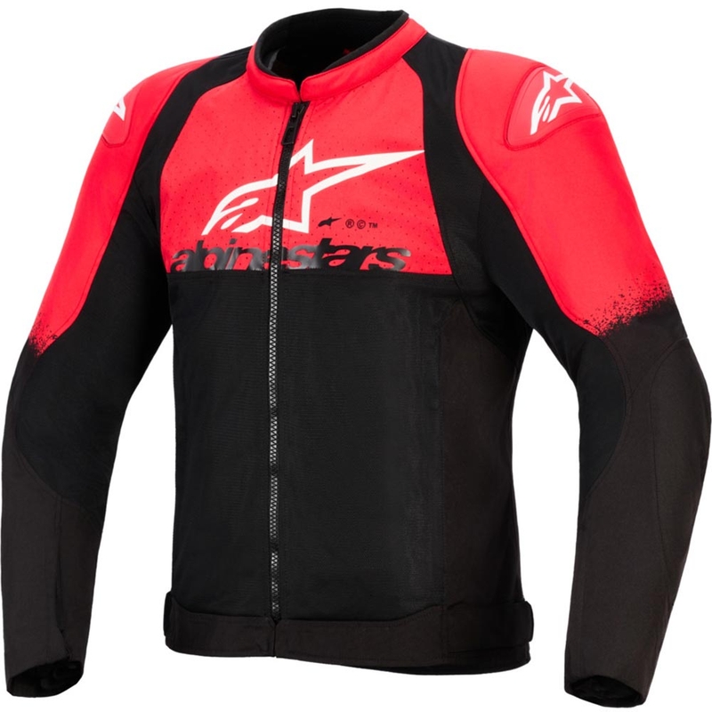 Bunda na motorku Alpinestars SMX Air červeno-čierna