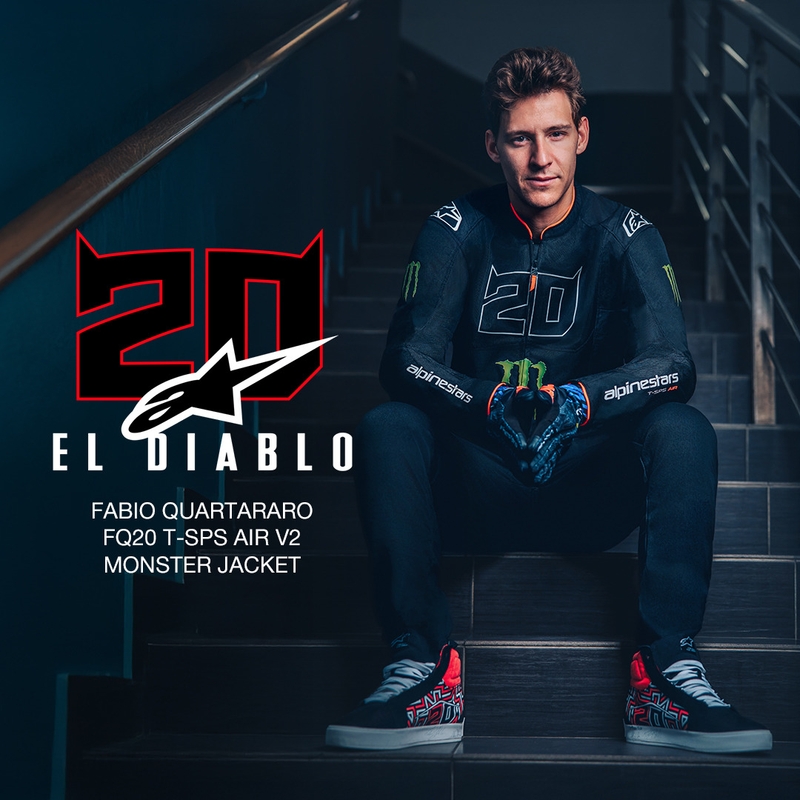 Bunda na motorku Alpinestars T-SPS Air V2 Monster FQ20 kolekcia čierno-biela