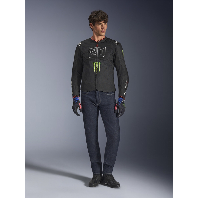 Bunda na motorku Alpinestars T-SPS Air V2 Monster FQ20 kolekcia čierno-biela