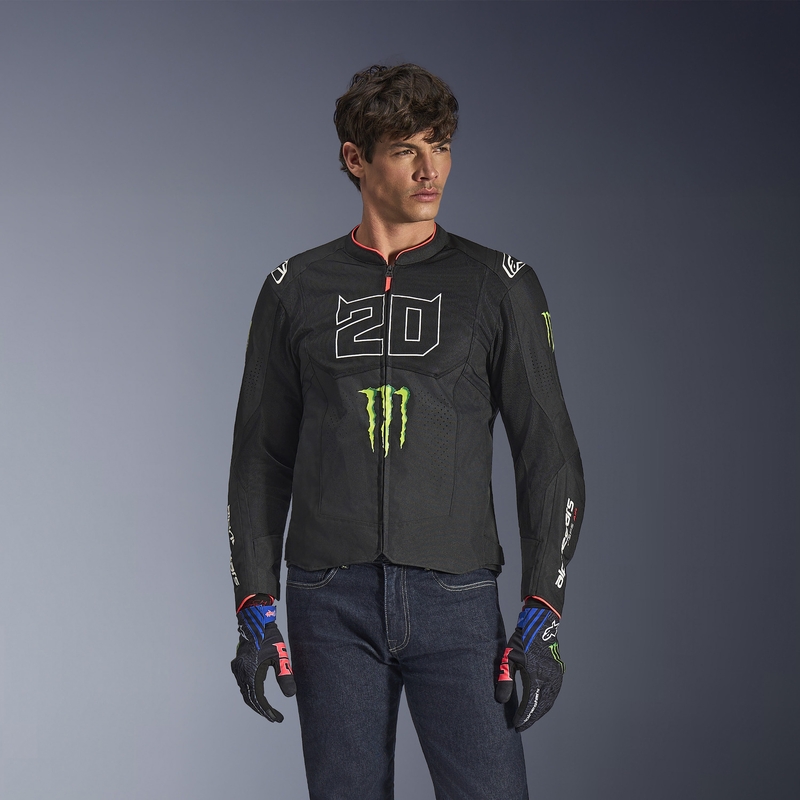 Bunda na motorku Alpinestars T-SPS Air V2 Monster FQ20 kolekcia čierno-biela