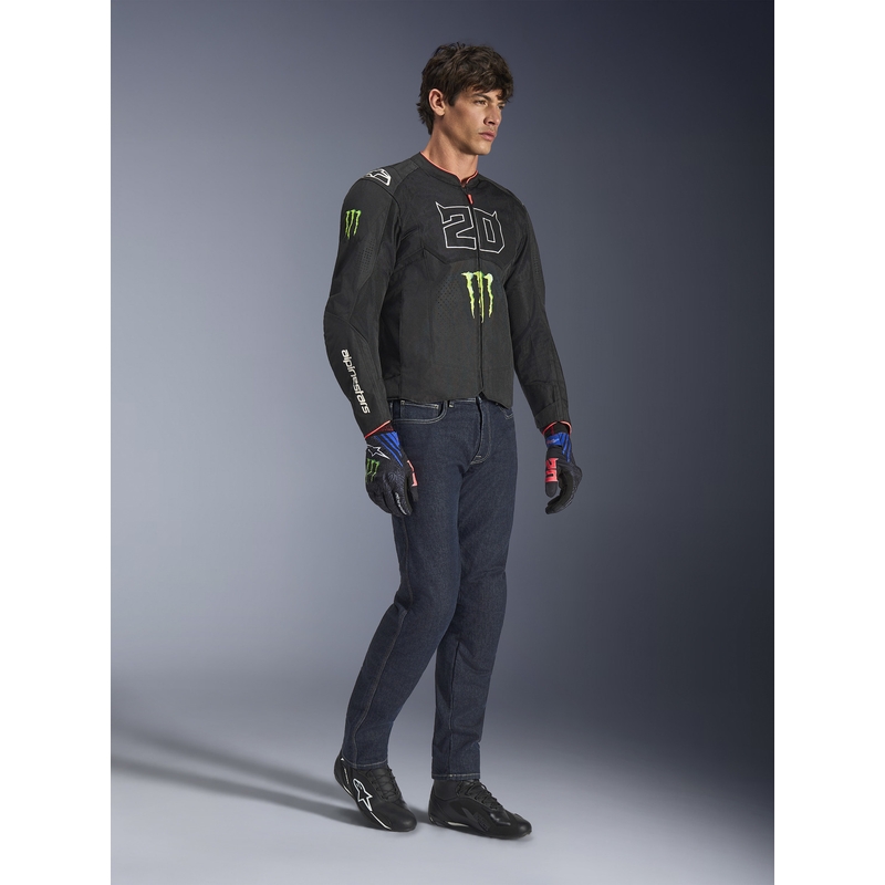 Bunda na motorku Alpinestars T-SPS Air V2 Monster FQ20 kolekcia čierno-biela