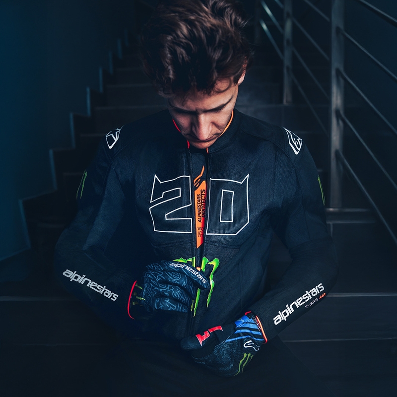 Bunda na motorku Alpinestars T-SPS Air V2 Monster FQ20 kolekcia čierno-biela