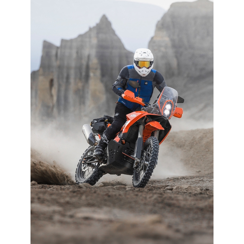 Motokrosový dres Alpinestars Maxdura Dual hnedo-oranžový