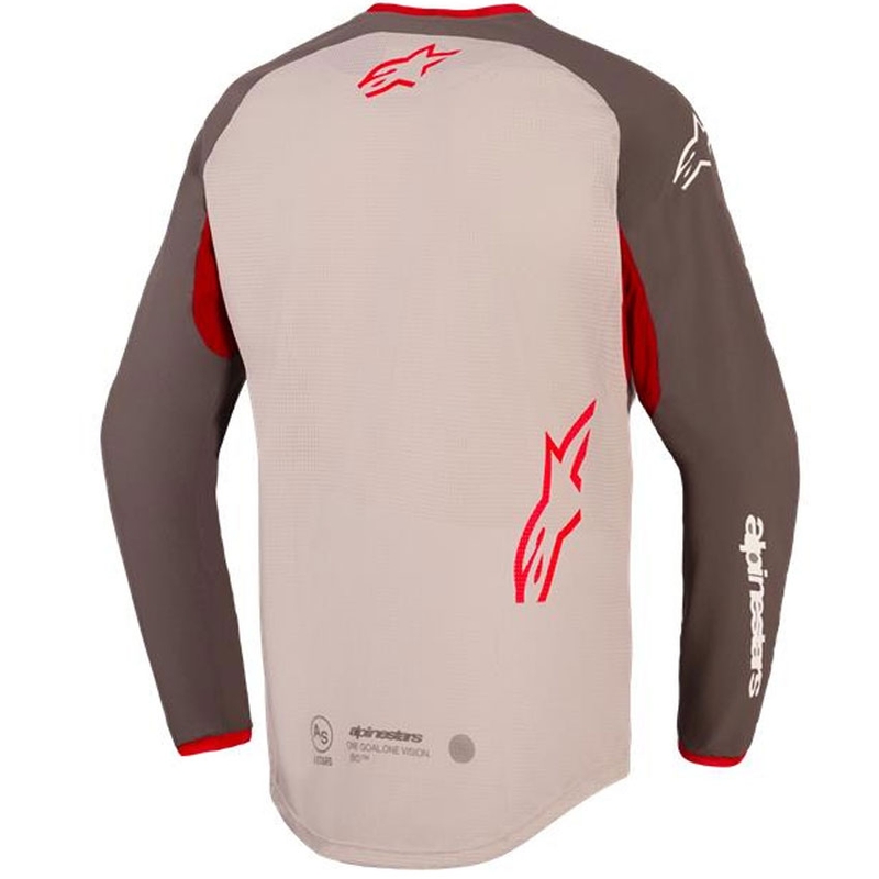 Motokrosový dres Alpinestars Maxdura Dual hnedo-oranžový