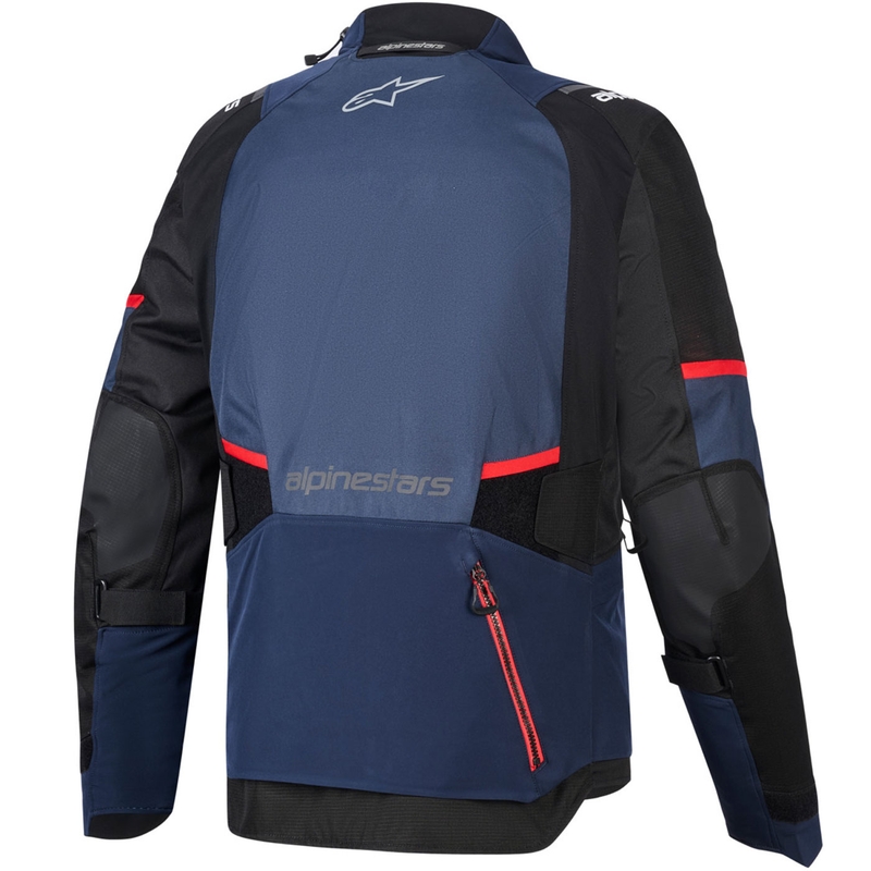Bunda na motorku Alpinestars Andes V4 Drystar tmavo modro-modro-čierna