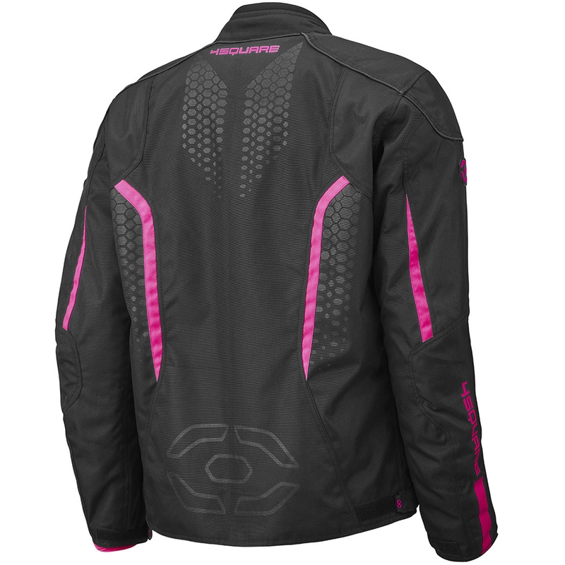 Dámska bunda na motorku 4SQUARE Sportster Dart čierno-ružová