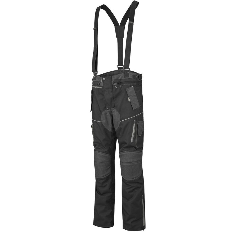 Nohavice na motorku 4SQUARE Trailer Craft sivo-čierne