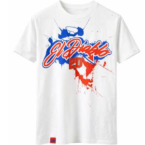 Tričko Ducati Fabio Quartararo 20 Colourful Pattern biele