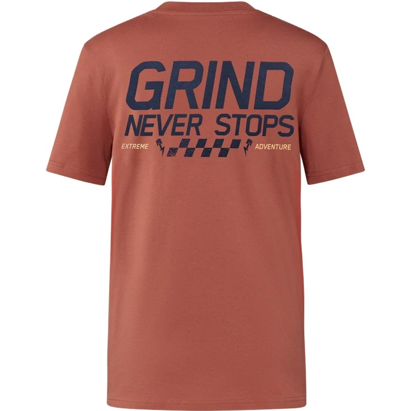 Tričko KTM Red Bull Racing Grind tmavo hnedé