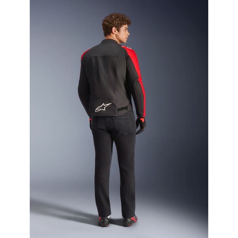 Bunda na motorku Alpinestars T-SPS 2 Waterproof červeno-čierno-biela