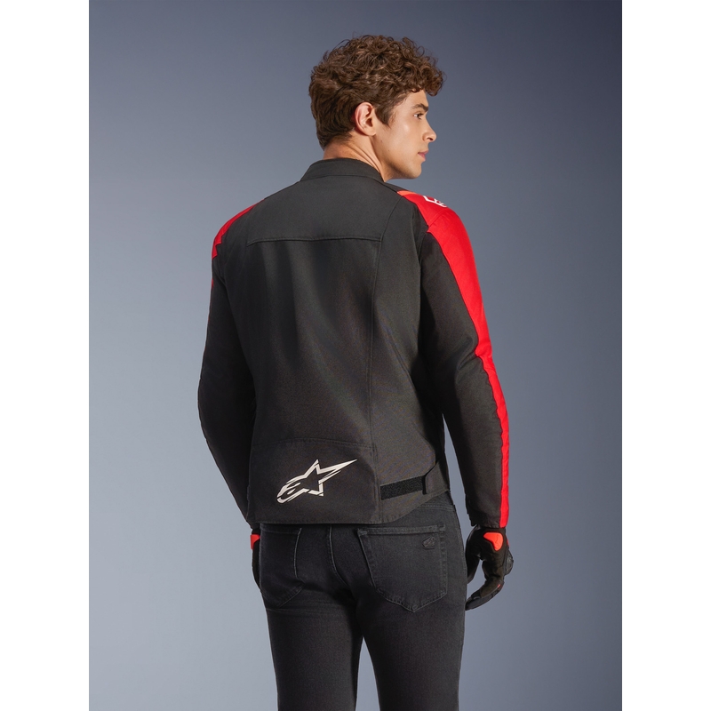 Bunda na motorku Alpinestars T-SPS 2 Waterproof červeno-čierno-biela