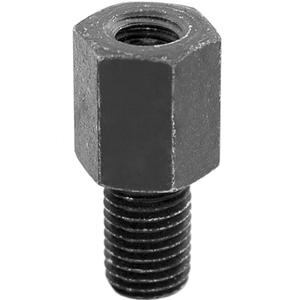 Redukcia závitu spätného zrkadla (vnútorný závit M8 pravý/vonkajší závit M10 pravý) čierna