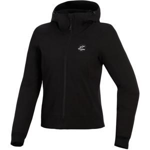 Dámska mikina na motorku Alpinestars Stella Radium Tech Hoodie čierna