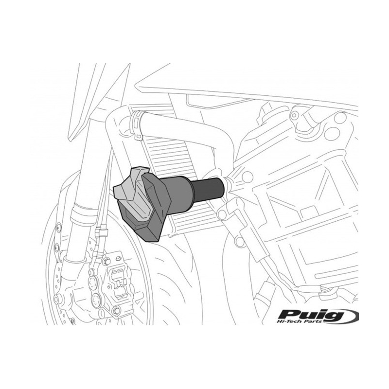 Frame slider PUIG S19 čierna