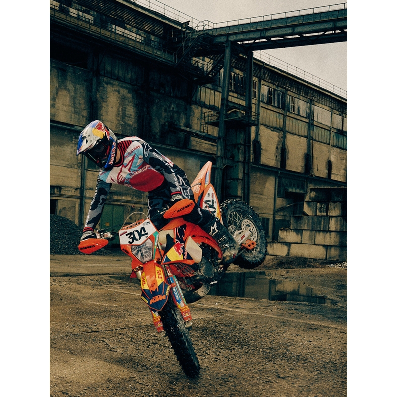 Motokrosová prilba Alpinestars Supertech S-M7 limitovaná edícia Beast Coast šedo-čierno-oranžová