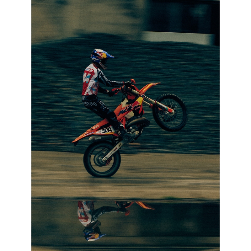 Motokrosový dres Alpinestars Techstar limitovaná edícia Beast Coast šedo-čierno-oranžový