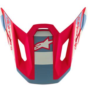 Šilt pre helmy na motorku Alpinestars Supertech S-M7 limitovaná edícia Beast Coast šedo-čierno-oranžová