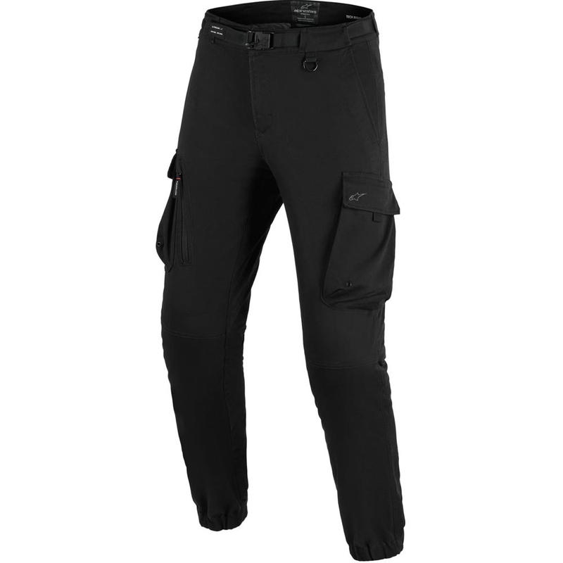 Nohavice na motorku Alpinestars Flex-AST Cargo čierno-čierne