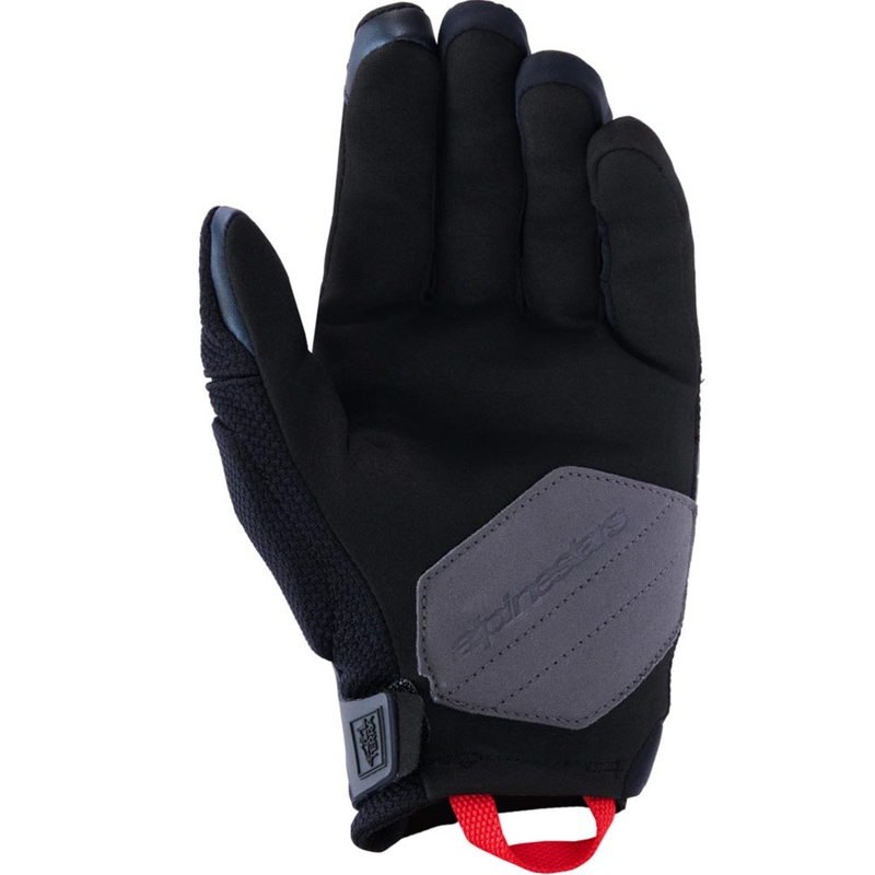 Rukavice na motorku Alpinestars Durack tmavo šedo-červené