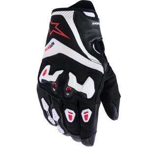 Rukavice na motorku Alpinestars SP-R PRO čierno-bielo-červené