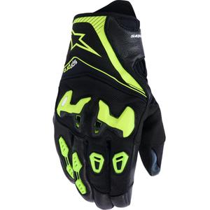 Rukavice na motorku Alpinestars SP-R PRO čierno-fluo žlté