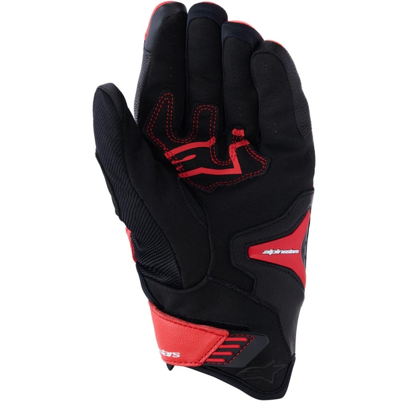 Rukavice na motorku Alpinestars SP-R PRO červeno-fluo červeno-čierne