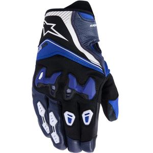 Rukavice na motorku Alpinestars SP-R PRO modro-čierno-biele
