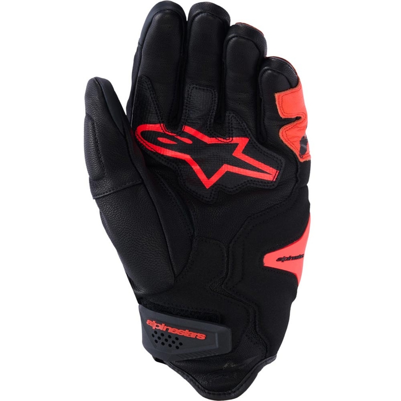 Rukavice na motorku Alpinestars SP-R TECH čierno-fluo červené