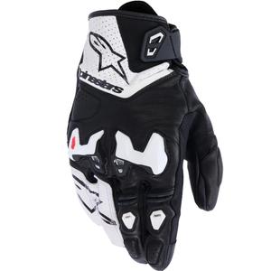 Rukavice na motorku Alpinestars SP-R TECH bielo-čierne