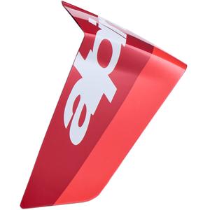 Aerodynamický spojler pre prilby na motorku Alpinestars Supertech R10 Arius racing profil fluo červeno-červeno-biely